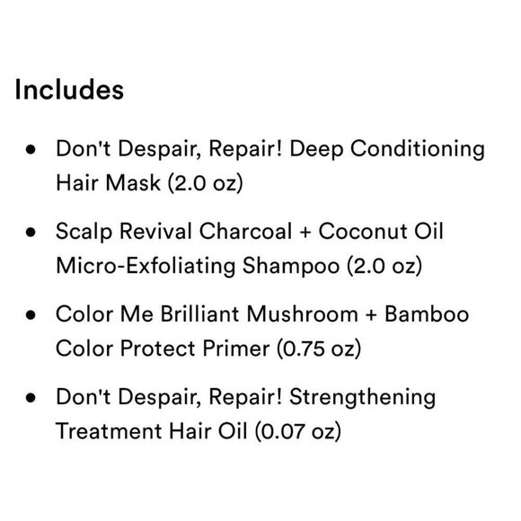 Briogeo Repair Mask, Exfoliating Shampoo & Color Treated Hair Primer Travel Set - Picture 3 of 12